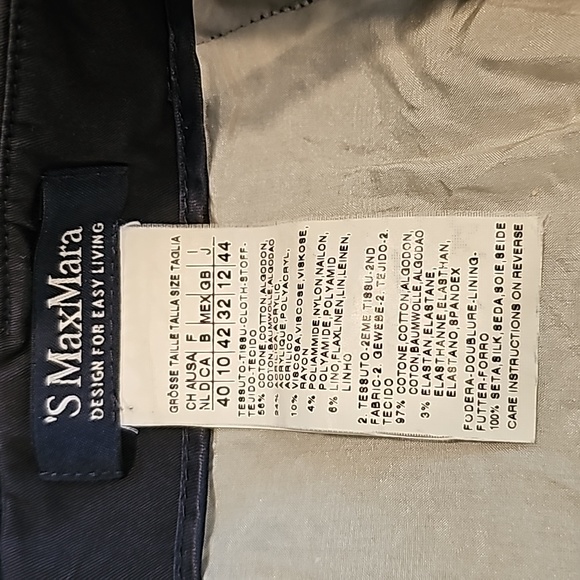MaxMara navy blue skirt 10 - Picture 2 of 10
